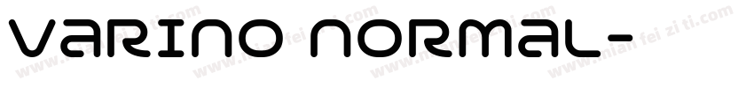 varino normal字体转换